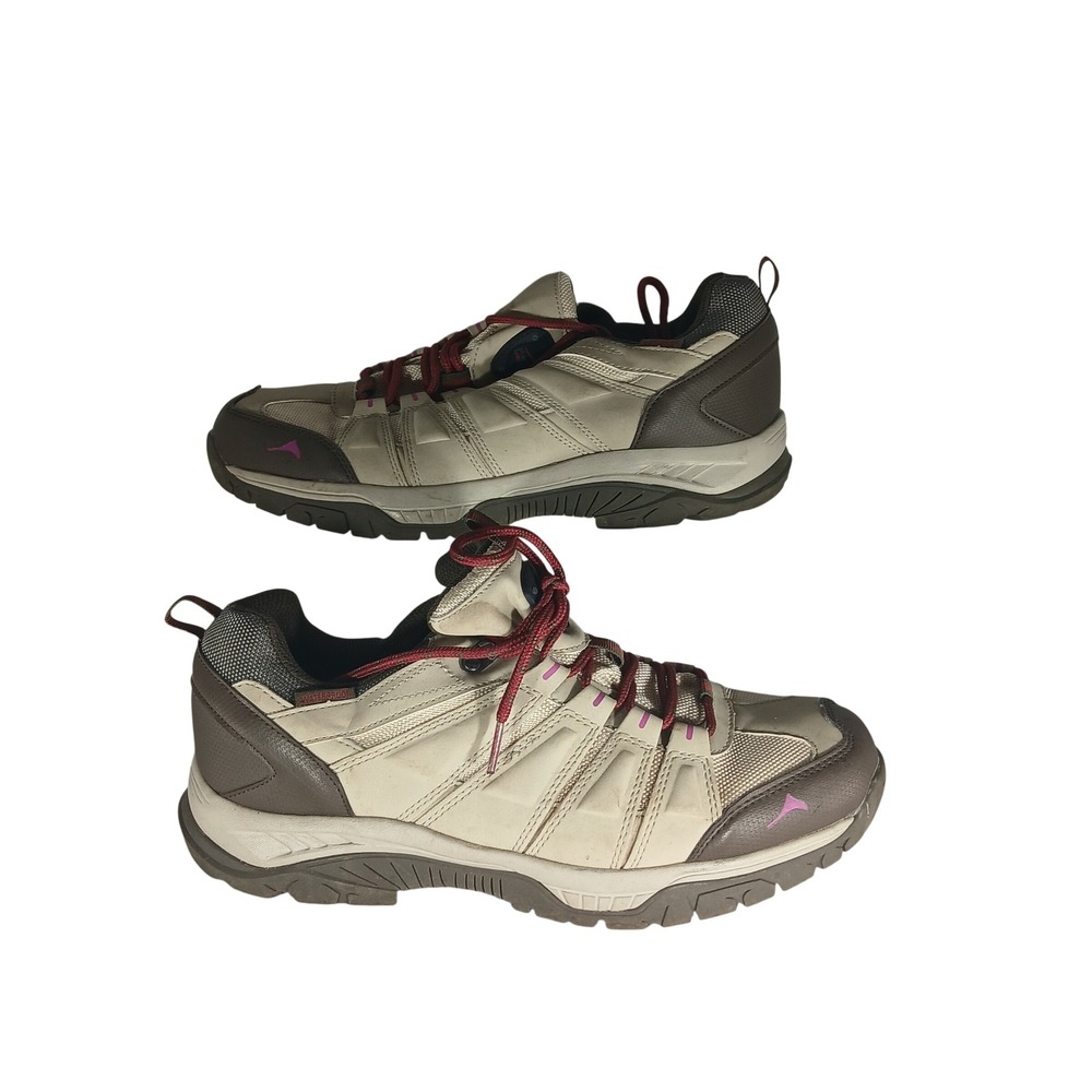 Pacific Mountain Butte Low Hiking Shoes 9.5 Tan Brown Gorpcore Trail Sneakers